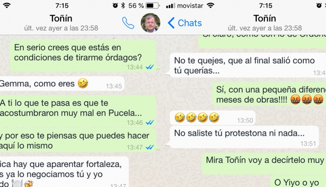 «O Yiyo o yo», desvelamos los Whatsapps entre Gemma Villarroel y Silván